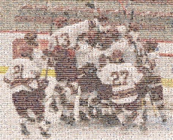 Edgewood Hockey photo mosaic