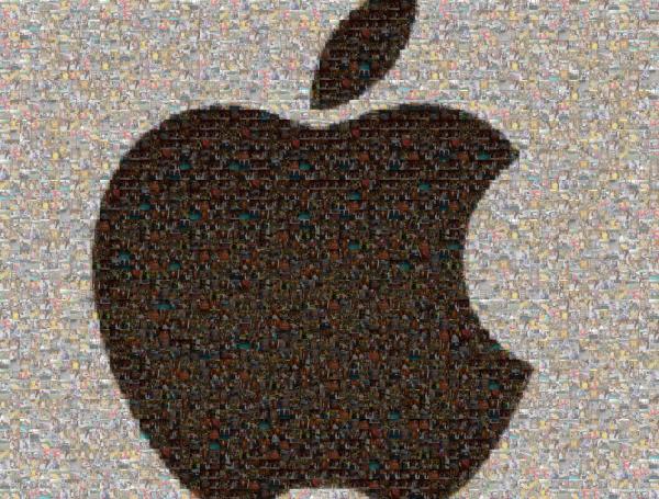 Apple Logo photo mosaic