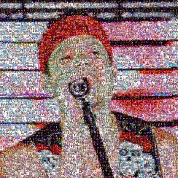 Vocalist photo mosaic