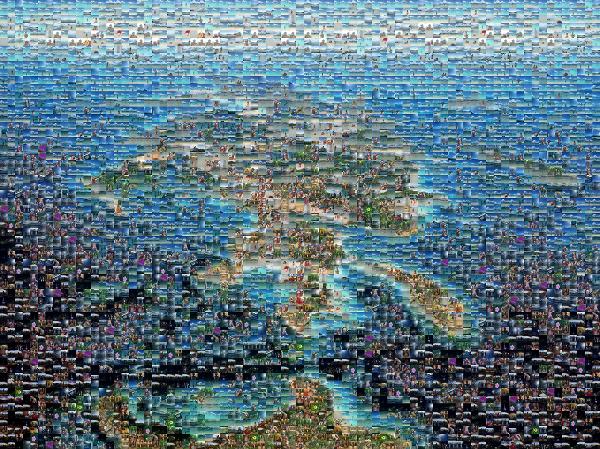St. Thomas Vacation photo mosaic