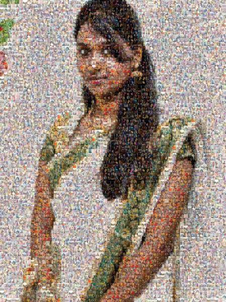 A Beautiful Portrait photo mosaic