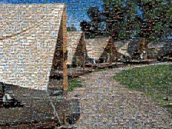 Camp photo mosaic