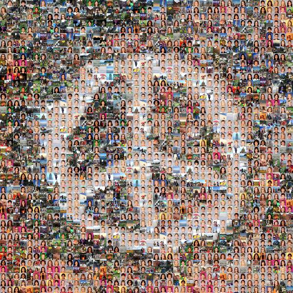 Peace photo mosaic