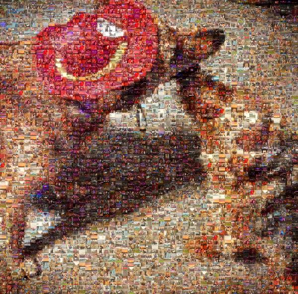 Playful Pups  photo mosaic