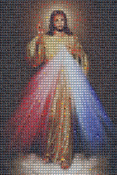 Saint Jerome  photo mosaic
