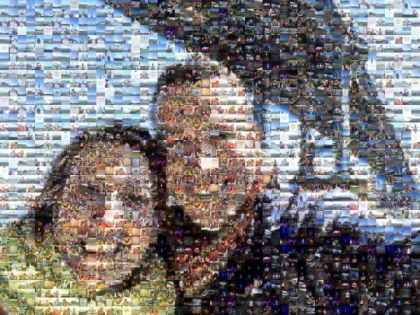 Couple in the City photo mosaic