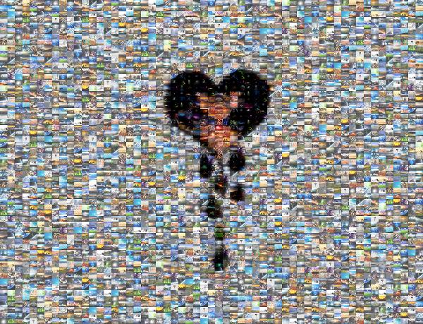 Heart Graphic photo mosaic