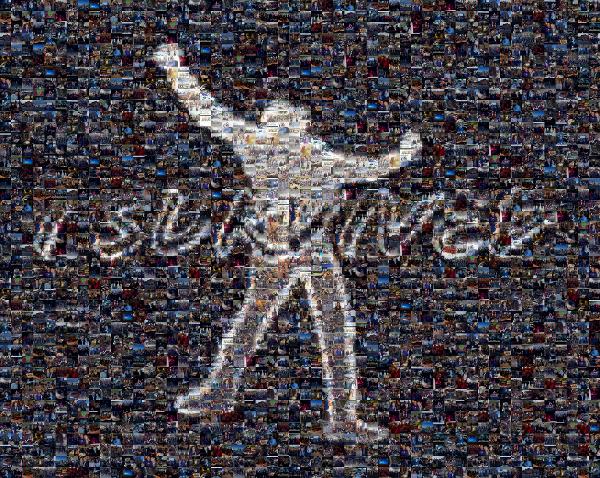 I Survived Graphic photo mosaic