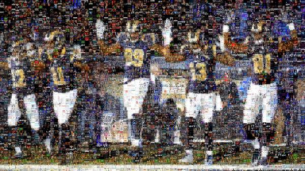 Football Team photo mosaic