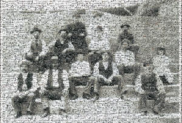 Old-time Group Shot photo mosaic