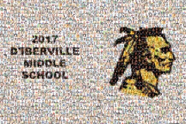 Middle School Logo photo mosaic