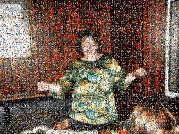 Dancing Mom photo mosaic
