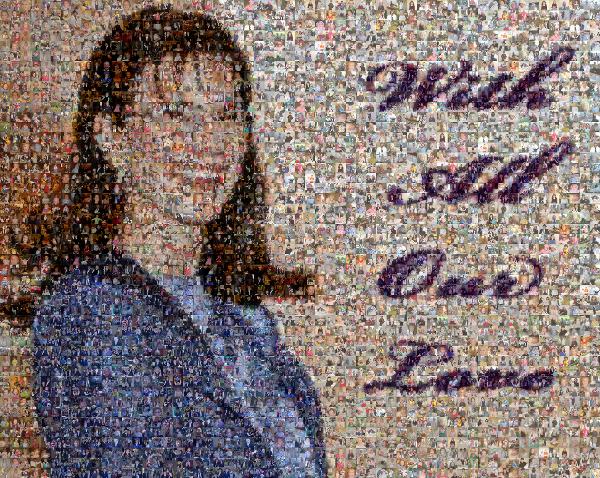 With All Our Love photo mosaic