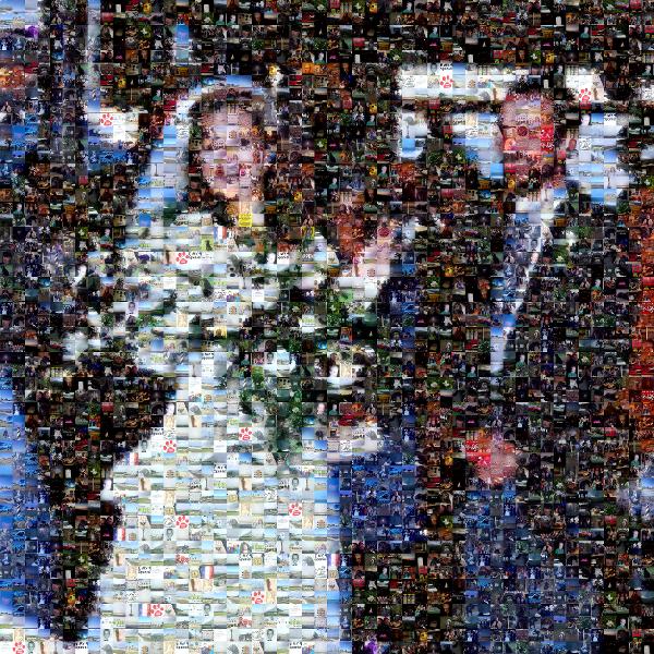 Wedding Day! photo mosaic