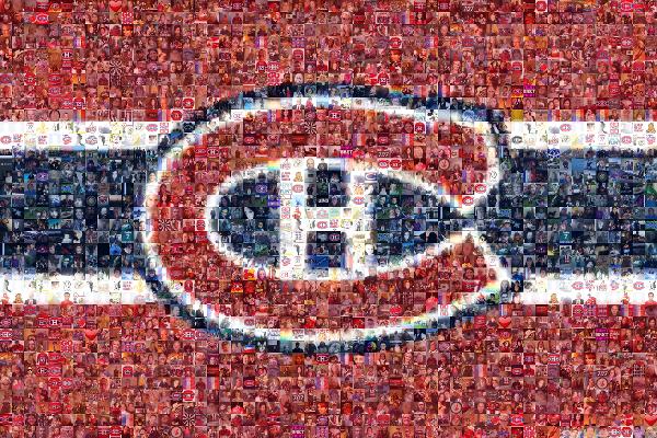 Montreal Canadiens photo mosaic
