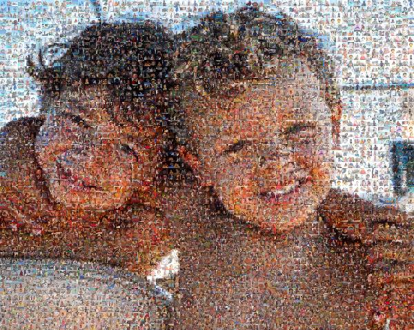 Two Brothers photo mosaic