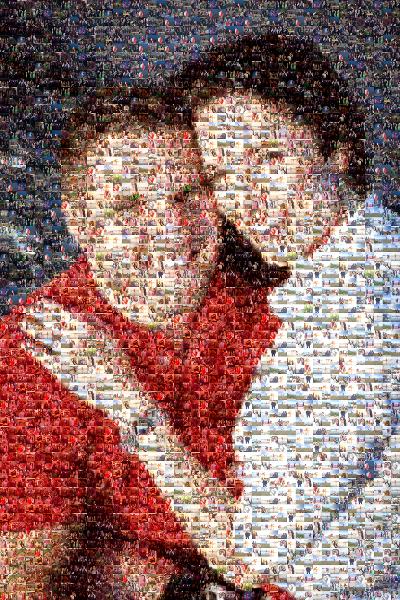 Couple Portrait  photo mosaic