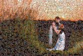 wedding kiss dip hugging husband wife bride groom marriage sunset outdoors love couple