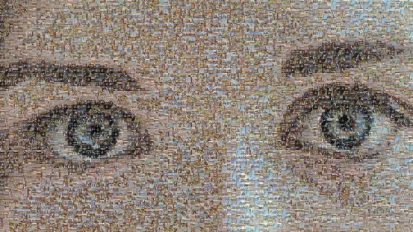 Eyes photo mosaic