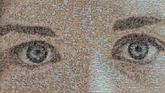 eyes people faces colorization true mosaic zoom close up