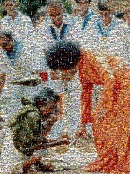 Ceremony photo mosaic
