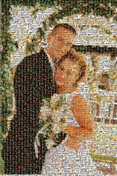 Spring Wedding  photo mosaic