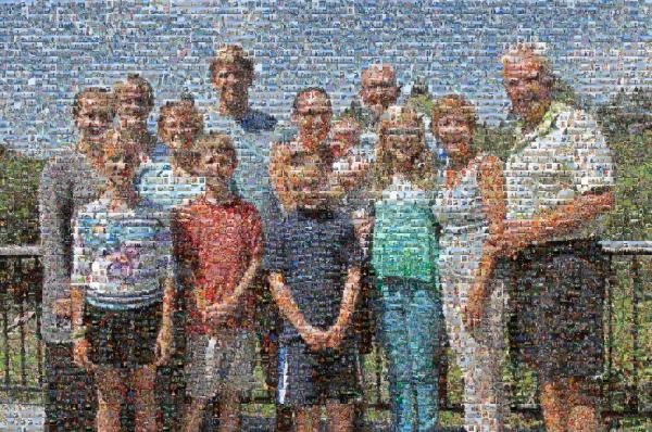 Family Get Together photo mosaic