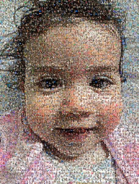 A Happy Toddler photo mosaic