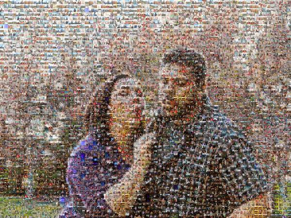 Couple in Love photo mosaic