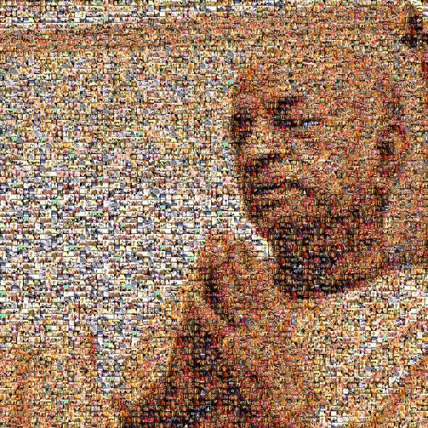 In Prayer photo mosaic