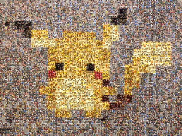 Pikachu photo mosaic