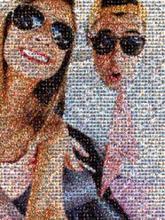 couple people faces sunglasses love portrait selfie 