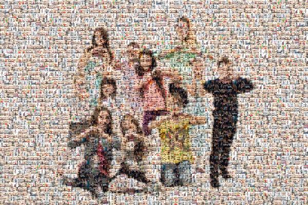 A Group of Kids photo mosaic