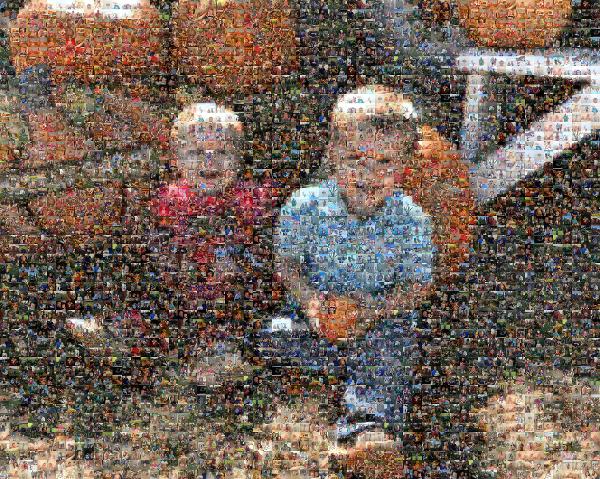 Pumpkin Patch Kids photo mosaic