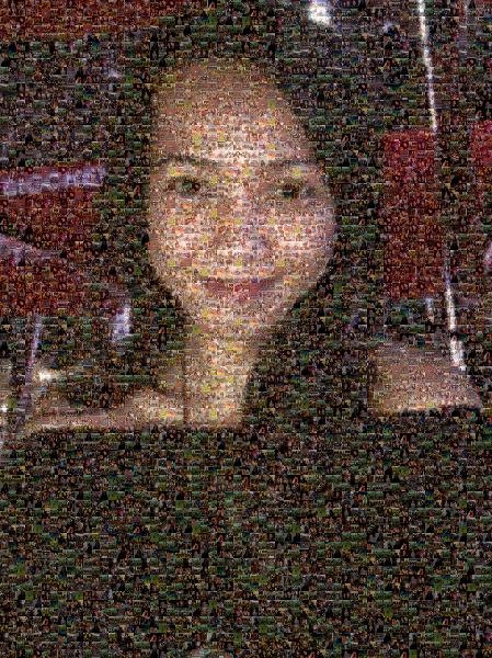 Happy Woman photo mosaic