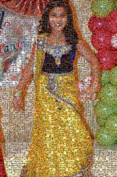 Birthday Girl photo mosaic
