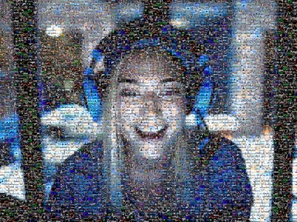 Gaming Selfie photo mosaic