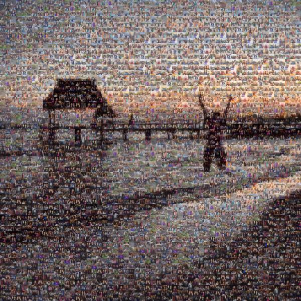 Mexican Sunset photo mosaic