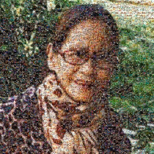 A Family Matriarch photo mosaic