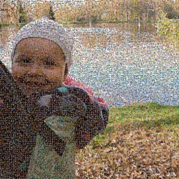 A Happy Baby photo mosaic