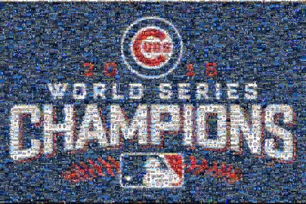 World Series Champions photo mosaic