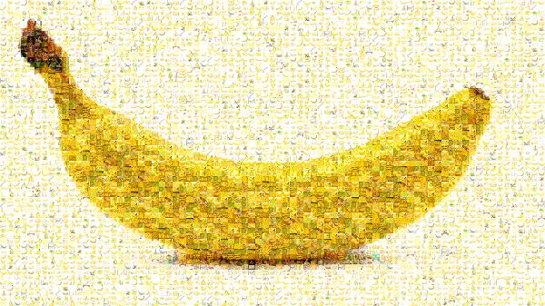 Banana photo mosaic