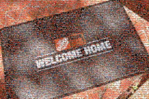 Welcome Home photo mosaic