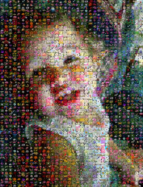 Adorable Child photo mosaic