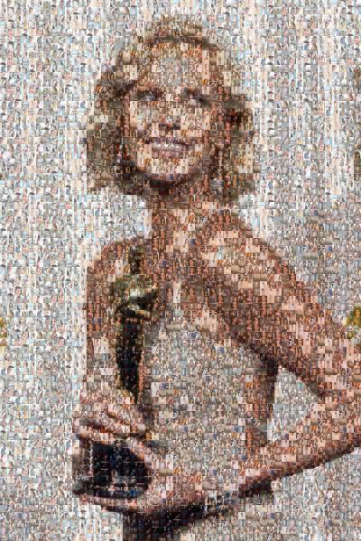Charlize Theron photo mosaic