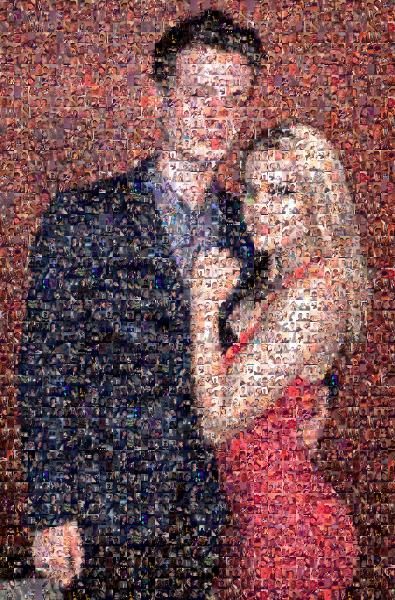 A Young Couple photo mosaic