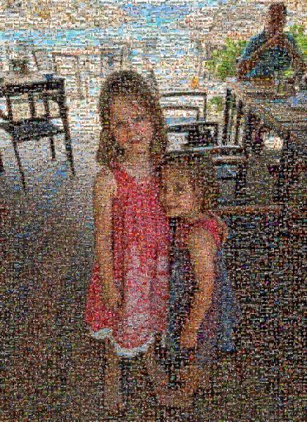 Happy Children  photo mosaic
