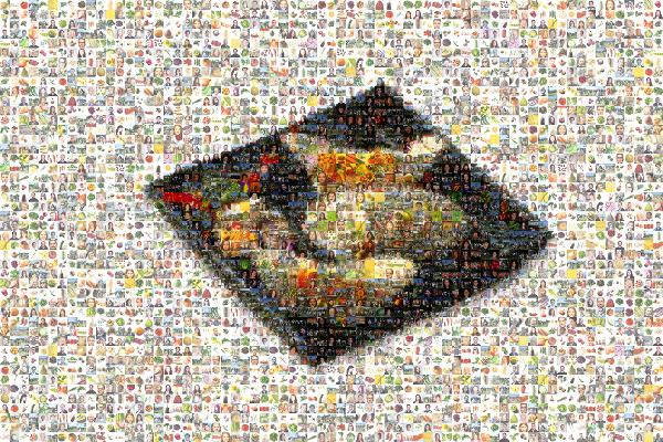 Plate of Food photo mosaic