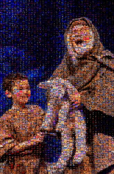 Passion of the King Scene photo mosaic