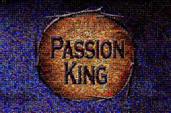 The Passion of the King photo mosaic